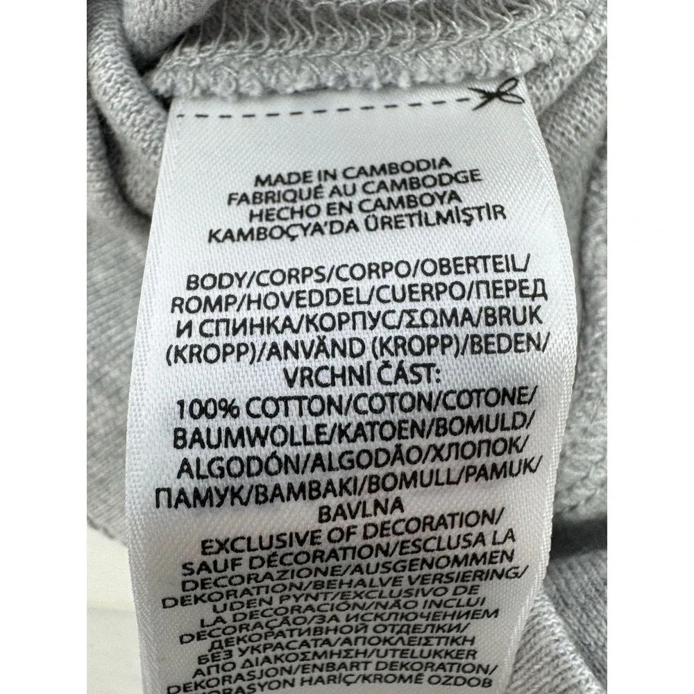 NWT Ralph Lauren Baby Size 3 Month Gray Quarter Zip Pullover Sweatshirt Top M8